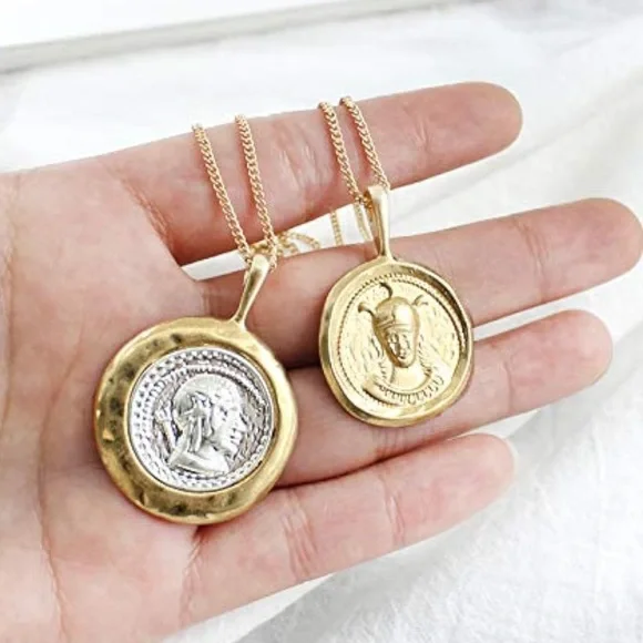 Rowena Coin Layered Necklace